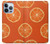 S3946 Motif orange sans couture Etui Coque Housse pour iPhone 13 Pro