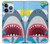 S3947 Caricature d'hélicoptère de requin Etui Coque Housse pour iPhone 13 Pro