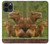 S3917 Cochon d'Inde géant de la famille Capybara Etui Coque Housse pour iPhone 13 Pro Max