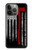 S3958 Drapeau de hache de pompier Etui Coque Housse pour iPhone 13 Pro Max