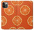 S3946 Motif orange sans couture Etui Coque Housse pour iPhone 12, iPhone 12 Pro