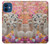 S3916 Alpaga Famille Bébé Alpaga Etui Coque Housse pour iPhone 12 mini