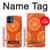 S3946 Motif orange sans couture Etui Coque Housse pour iPhone 12 mini
