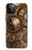 S3927 Boussole Horloge Gage Steampunk Etui Coque Housse pour iPhone 12 Pro Max