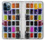 S3956 Graphique de boîte à palette aquarelle Etui Coque Housse pour iPhone 12 Pro Max