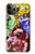 S3914 Galaxie colorée de costume d'astronaute de nébuleuse Etui Coque Housse pour iPhone 11 Pro