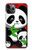 S3929 Panda mignon mangeant du bambou Etui Coque Housse pour iPhone 11 Pro