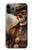 S3949 Crâne Steampunk Fumer Etui Coque Housse pour iPhone 11 Pro