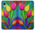 S3926 Peinture à l'huile de tulipe colorée Etui Coque Housse pour iPhone XR