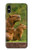 S3917 Cochon d'Inde géant de la famille Capybara Etui Coque Housse pour iPhone X, iPhone XS