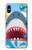 S3947 Caricature d'hélicoptère de requin Etui Coque Housse pour iPhone X, iPhone XS