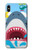 S3947 Caricature d'hélicoptère de requin Etui Coque Housse pour iPhone XS Max