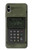 S3959 Impression graphique de la radio militaire Etui Coque Housse pour iPhone XS Max