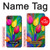 S3926 Peinture à l'huile de tulipe colorée Etui Coque Housse pour iPhone 7, iPhone 8, iPhone SE (2020) (2022)