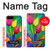 S3926 Peinture à l'huile de tulipe colorée Etui Coque Housse pour iPhone 7 Plus, iPhone 8 Plus
