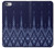 S3950 Motif textile thaïlandais bleu Etui Coque Housse pour iPhone 6 Plus, iPhone 6s Plus