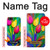 S3926 Peinture à l'huile de tulipe colorée Etui Coque Housse pour iPhone 5 5S SE