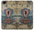 S3955 Porte Météo Vintage avec Trou de Serrure Etui Coque Housse pour iPhone 5 5S SE