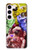 S3914 Galaxie colorée de costume d'astronaute de nébuleuse Etui Coque Housse pour Samsung Galaxy S23