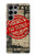 S3937 Texte Top Secret Art Vintage Etui Coque Housse pour Samsung Galaxy S23 Ultra