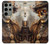 S3949 Crâne Steampunk Fumer Etui Coque Housse pour Samsung Galaxy S23 Ultra