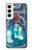 S3912 Jolie petite sirène Aqua Spa Etui Coque Housse pour Samsung Galaxy S22