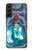 S3912 Jolie petite sirène Aqua Spa Etui Coque Housse pour Samsung Galaxy S22 Plus