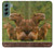 S3917 Cochon d'Inde géant de la famille Capybara Etui Coque Housse pour Samsung Galaxy S22 Plus