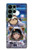 S3915 Costume d'astronaute paresseux pour bébé fille raton laveur Etui Coque Housse pour Samsung Galaxy S22 Ultra