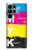S3930 Clé jaune cyan magenta Etui Coque Housse pour Samsung Galaxy S22 Ultra
