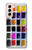 S3956 Graphique de boîte à palette aquarelle Etui Coque Housse pour Samsung Galaxy S21 5G
