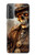 S3949 Crâne Steampunk Fumer Etui Coque Housse pour Samsung Galaxy S21 Plus 5G, Galaxy S21+ 5G