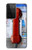 S3925 Collage Téléphone Public Vintage Etui Coque Housse pour Samsung Galaxy S21 Ultra 5G