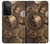 S3927 Boussole Horloge Gage Steampunk Etui Coque Housse pour Samsung Galaxy S21 Ultra 5G