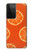 S3946 Motif orange sans couture Etui Coque Housse pour Samsung Galaxy S21 Ultra 5G