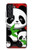 S3929 Panda mignon mangeant du bambou Etui Coque Housse pour Samsung Galaxy S21 FE 5G
