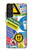 S3960 Collage d'autocollants de signalisation de sécurité Etui Coque Housse pour Samsung Galaxy S21 FE 5G