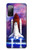 S3913 Navette spatiale nébuleuse colorée Etui Coque Housse pour Samsung Galaxy S20 FE