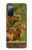 S3917 Cochon d'Inde géant de la famille Capybara Etui Coque Housse pour Samsung Galaxy S20 FE