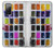 S3956 Graphique de boîte à palette aquarelle Etui Coque Housse pour Samsung Galaxy S20 FE