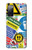 S3960 Collage d'autocollants de signalisation de sécurité Etui Coque Housse pour Samsung Galaxy S20 FE