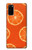 S3946 Motif orange sans couture Etui Coque Housse pour Samsung Galaxy S20