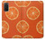 S3946 Motif orange sans couture Etui Coque Housse pour Samsung Galaxy S20