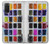 S3956 Graphique de boîte à palette aquarelle Etui Coque Housse pour Samsung Galaxy S20