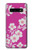 S3924 Fond rose fleur de cerisier Etui Coque Housse pour Samsung Galaxy S10 Plus