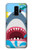 S3947 Caricature d'hélicoptère de requin Etui Coque Housse pour Samsung Galaxy S9