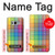S3942 Tartan à carreaux arc-en-ciel LGBTQ Etui Coque Housse pour Samsung Galaxy S8 Plus