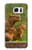 S3917 Cochon d'Inde géant de la famille Capybara Etui Coque Housse pour Samsung Galaxy S7