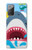 S3947 Caricature d'hélicoptère de requin Etui Coque Housse pour Samsung Galaxy Note 20