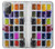 S3956 Graphique de boîte à palette aquarelle Etui Coque Housse pour Samsung Galaxy Note 20